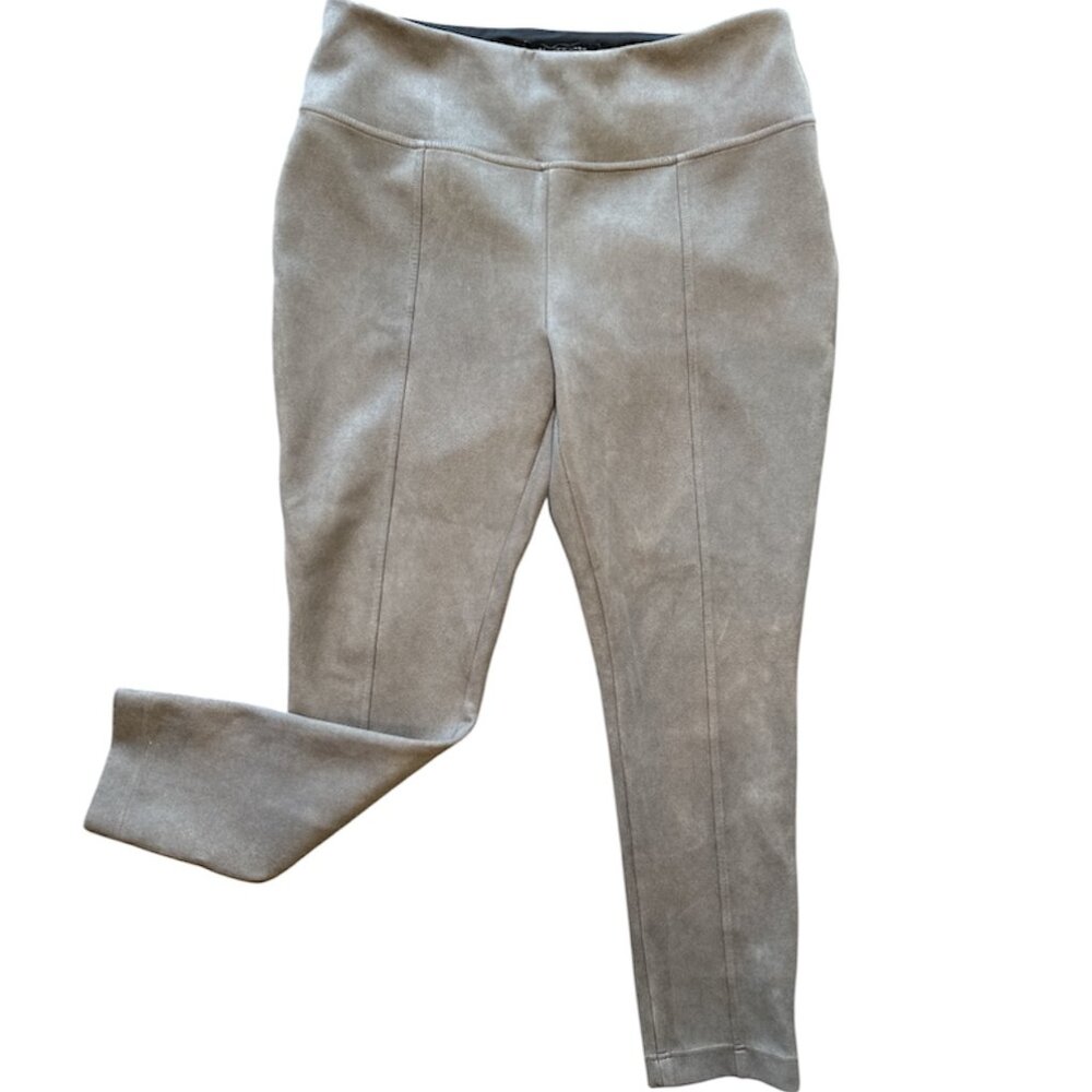 Andrew Marc Ultrasuede Beige Leggings